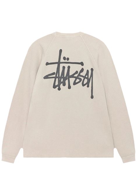 maglia raglan thermal basic uomo bone STÜSSY | 11403561207