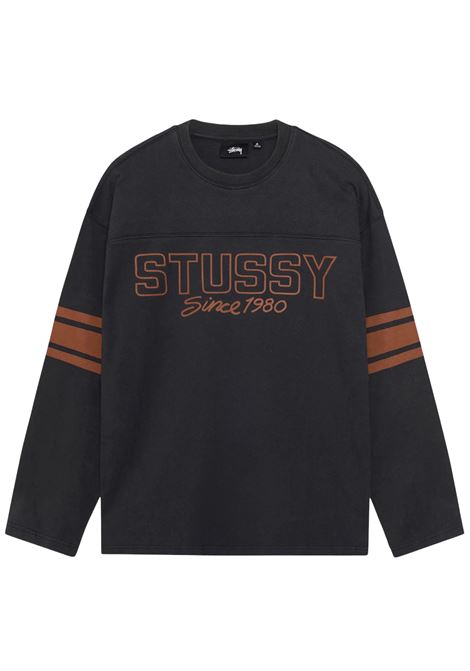 maglia football crew uomo nera STÜSSY | 11403730001