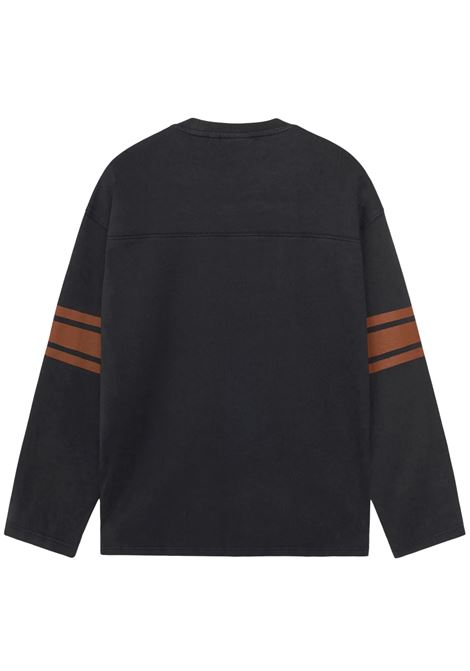 maglia football crew uomo nera STÜSSY | 11403730001