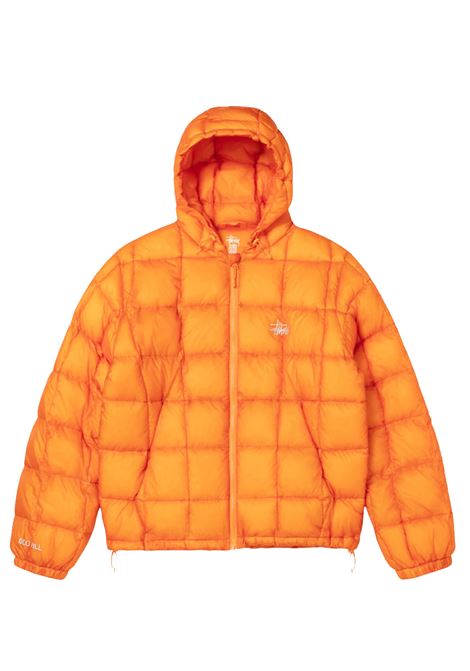 giacca midweight hooded puffer uomo arancio STÜSSY | 1158560602
