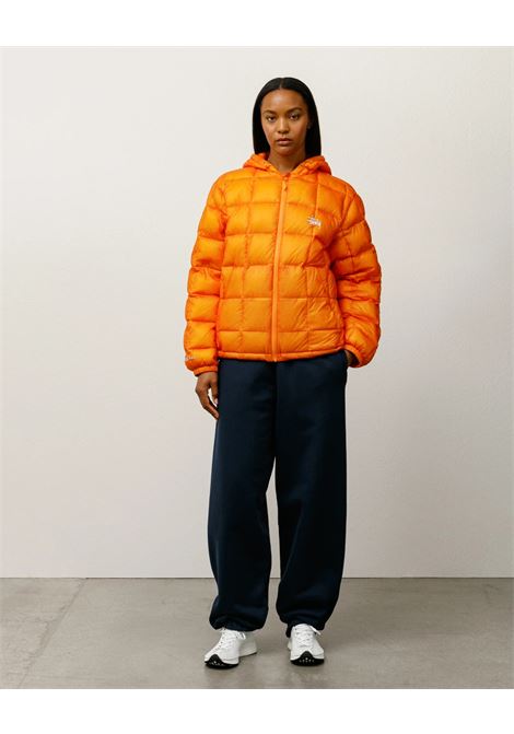 giacca midweight hooded puffer uomo arancio STÜSSY | 1158560602