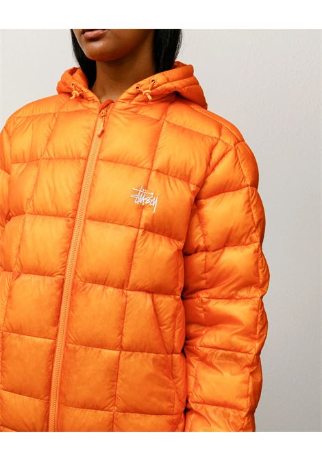giacca midweight hooded puffer uomo arancio STÜSSY | 1158560602