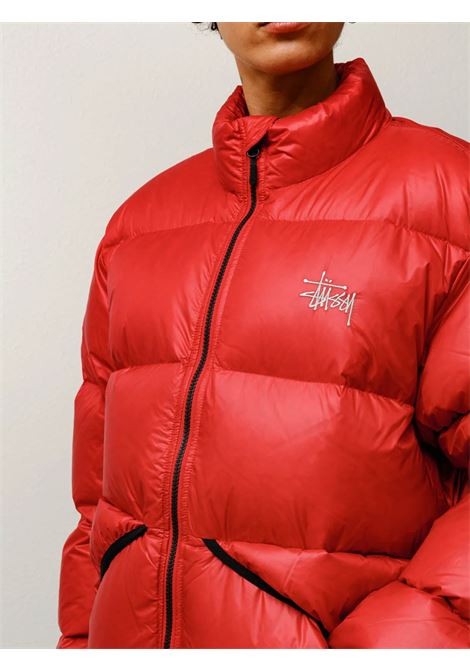 giacca imbottito micro ripstop uomo rosso STÜSSY | 1158770601