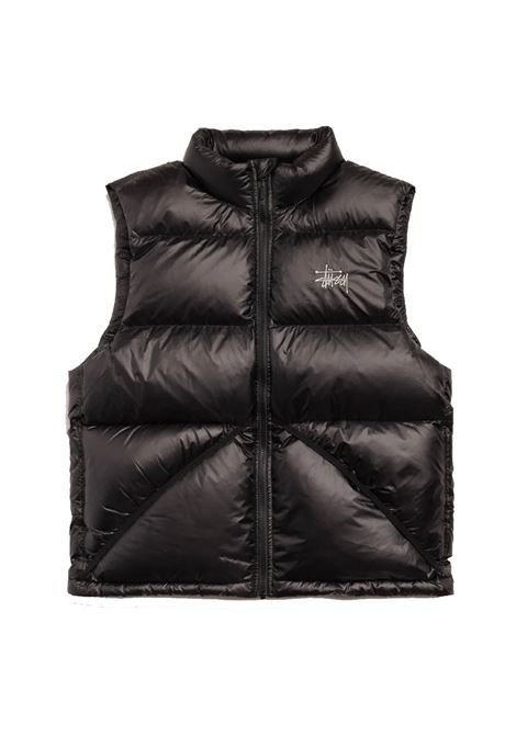 gilet imbottito micro ripstop uomo nero STÜSSY | 1158950001