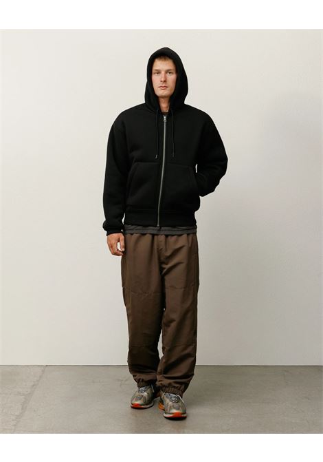 felpa bonded sherpa lined hood uomo nera STÜSSY | 1185850001
