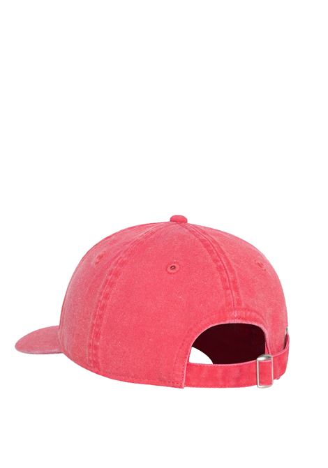basic washed low po cap uomo rosso scuro STÜSSY | 13111632673