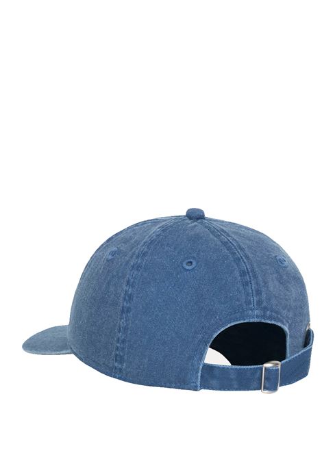 basic washed low po cap uomo navy STÜSSY | 13111632675