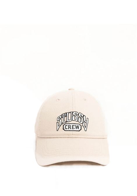 cappello lp stüssy crew strapback uomo sabbia STÜSSY | 13111921020
