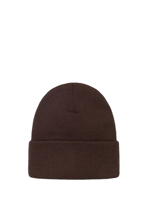 cappello stock cuff beanie uomo cocoa STÜSSY | 13210201004