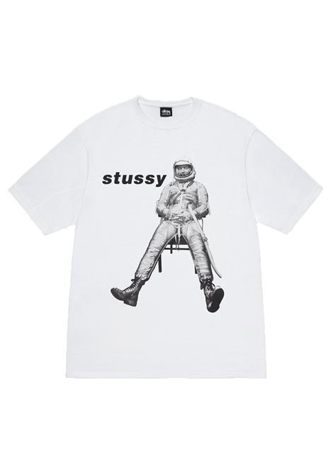 t-shirt astonaut uomo bianca STÜSSY | 19051071201