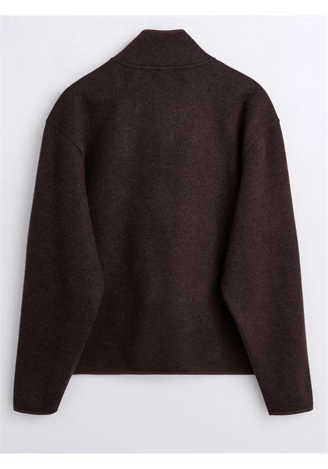 delpa wool half zip uomo marrone SUNFLOWER | 2055170