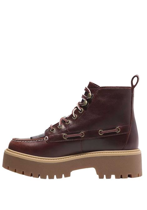stivali stone street mid lace up boots donna burgundy TIMBERLAND | TB0A27YZEIW1