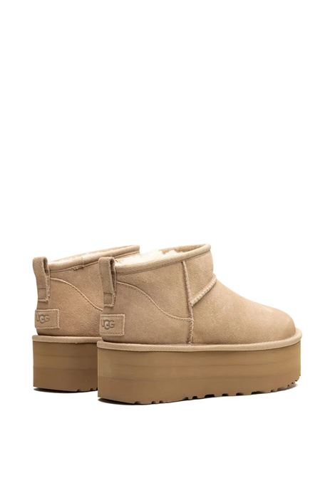 stivali classic ultra mini platform donna sabbia UGG | 1135092SAN
