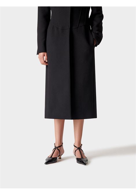 scarpe con tacco saga donna nero in pelle AEYDE | A11-PU-GRGS35KT57-SS24-800-055BLACK