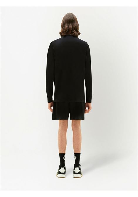 bermuda sport lycra football uomo neri in poliestere COURRÈGES | 123JSH017JS00459999