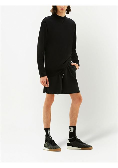 bermuda sport lycra football uomo neri in poliestere COURRÈGES | 123JSH017JS00459999