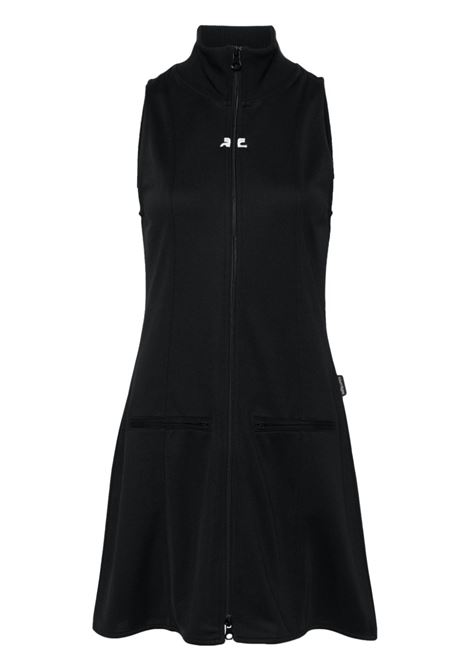 abito interlock tracksuit donna nero in poliestere COURRÈGES | 124JRO355JS00919999