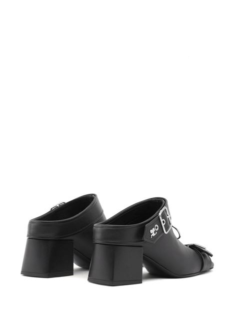 mules gogo donna neri in pelle COURRÈGES | 124SCS096CV00279999
