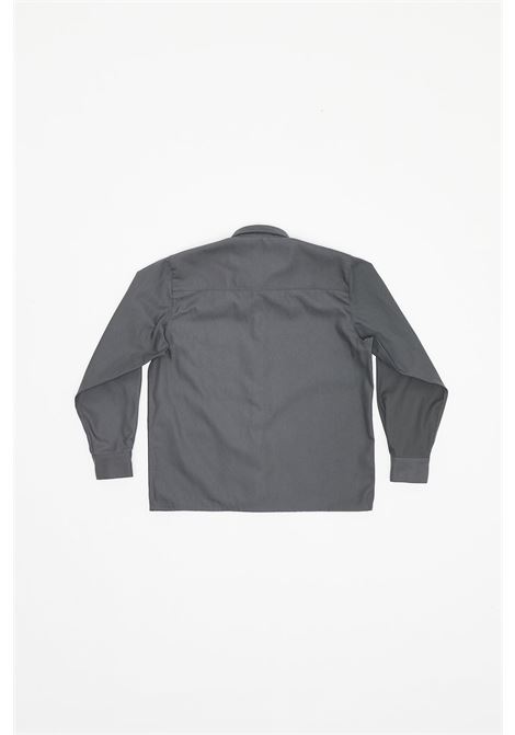 camicia processing overshirt uomo grigia in cotone GR10K | SS24GR2AMCVCG