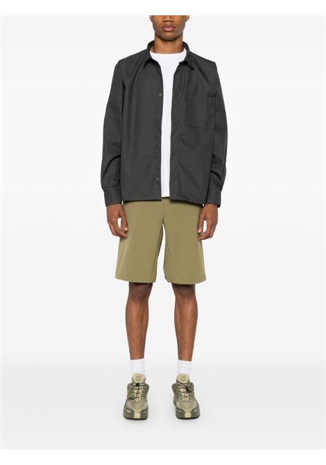 camicia processing overshirt uomo grigia in cotone GR10K | SS24GR2AMCVCG