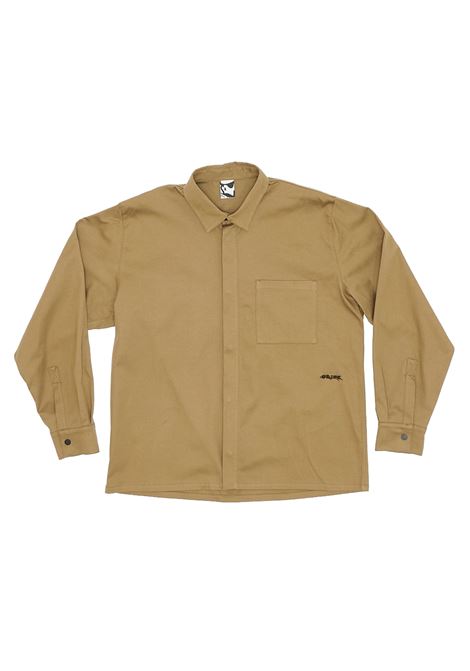 camicia processing overshirt uomo beige  in cotone GR10K | SS24GR2AMWPDA
