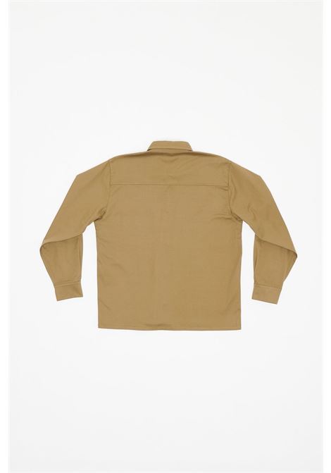 camicia processing overshirt uomo beige  in cotone GR10K | SS24GR2AMWPDA