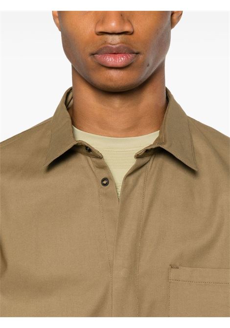 camicia processing overshirt uomo beige  in cotone GR10K | SS24GR2AMWPDA