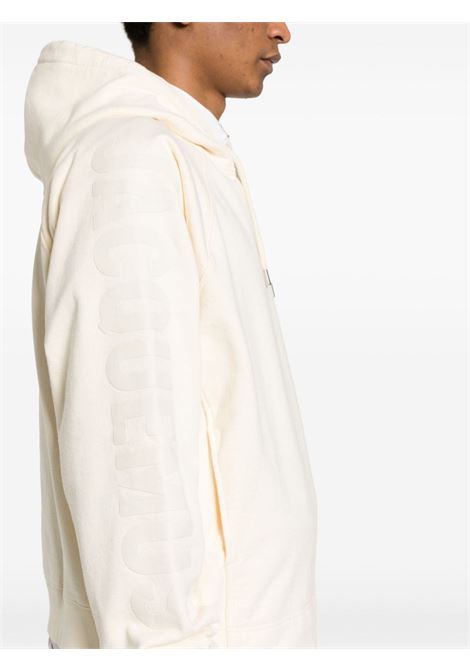 felpa le hoodie typo unisex beige in cotone JACQUEMUS | 245JS234-2341130