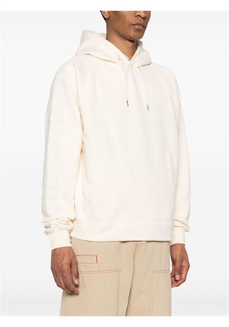 felpa le hoodie typo unisex beige in cotone JACQUEMUS | 245JS234-2341130