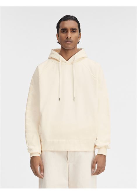 felpa le hoodie typo unisex beige in cotone JACQUEMUS | 245JS234-2341130