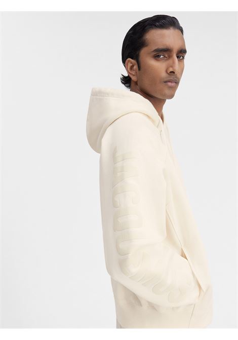 felpa le hoodie typo unisex beige in cotone JACQUEMUS | 245JS234-2341130
