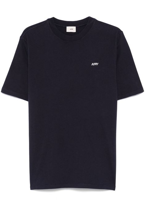 t-shirt con logo uomo navy AUTRY | UNTSPMA7CB