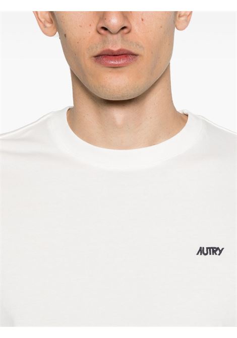 t-shirt girocollo uomo bianca AUTRY | UNTSPMA7CW