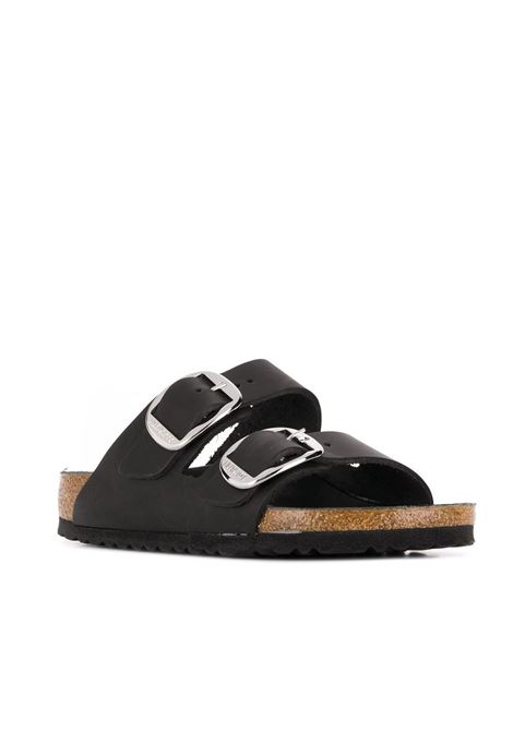 sandali arizona big buckle uomo neri BIRKENSTOCK | 1011075BLACK