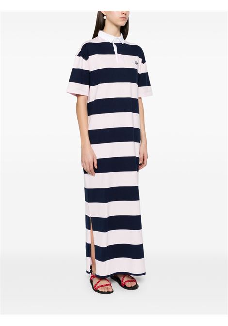 abito lungo strieped polo donna navy e rosa COPERNI | COPJS120F5026PNKBLU