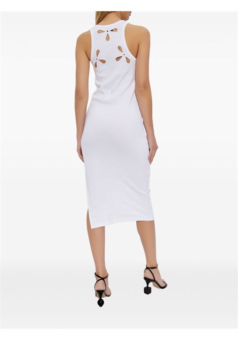 petal embroidered tank dress donna bianco COPERNI | COPJS128F5012WHT