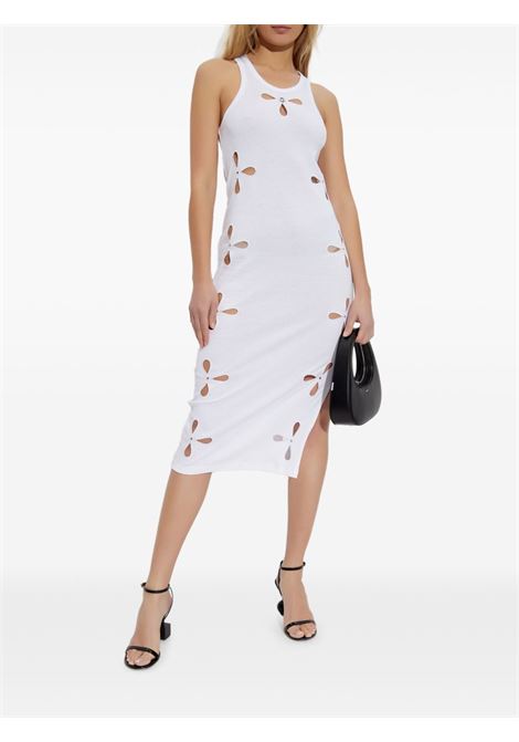 petal embroidered tank dress donna bianco COPERNI | COPJS128F5012WHT