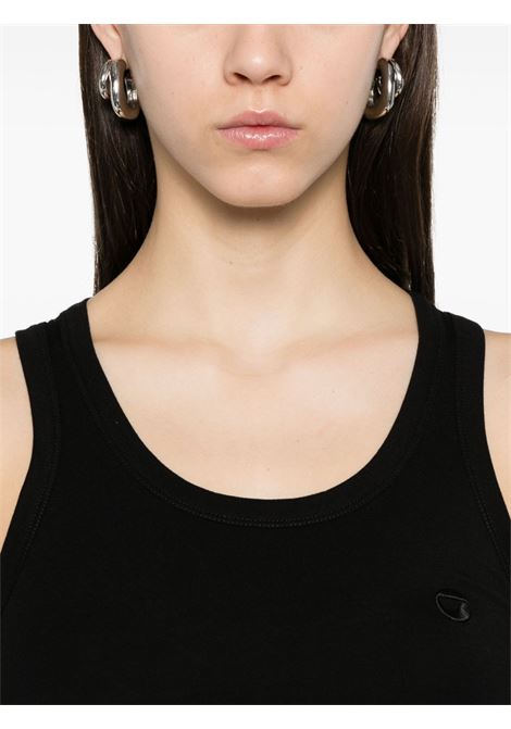 lightweight logo tank top donna nero COPERNI | COPJS12F5009BLKWHT