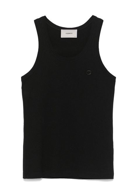 lightweight logo tank top donna nero COPERNI | COPJS12F5009BLKWHT