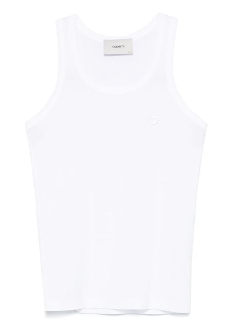 lightweight logo tank top donna bianca COPERNI | COPJS12F5009WHTBLK