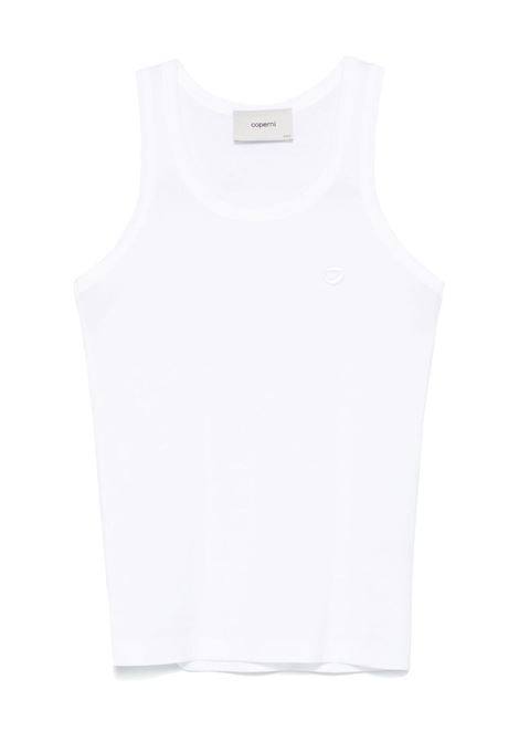 lightweight logo tank top donna bianca COPERNI | COPJS12F5009WHTBLK