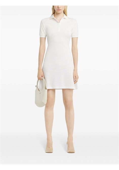 abito polo pique donna bianco COURRÈGES | 125JRO554JS01930079