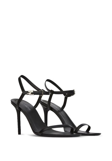 sandali ac stud evening donna neri COURRÈGES | 125SSD028AG00309999