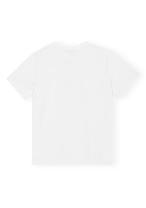 t-shirt kitten donna bianca GANNI | T4060151