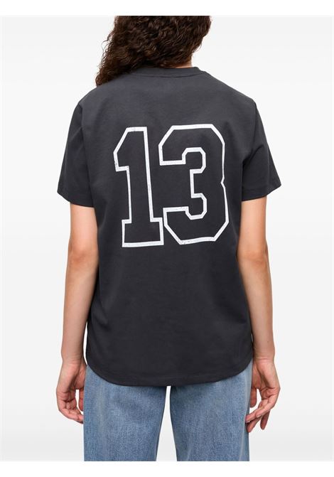 t-shirt witch relaxed donna nera GANNI | T4138252