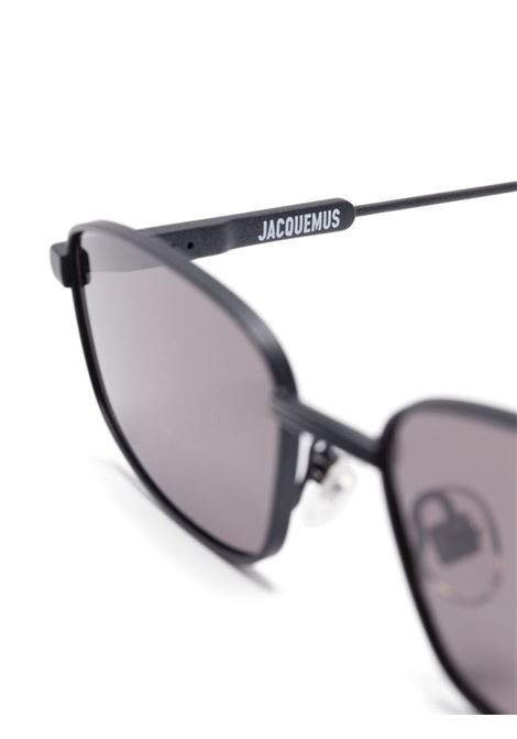 occhiali da sole sera unisex nera JACQUEMUS | JAC121C3SUN