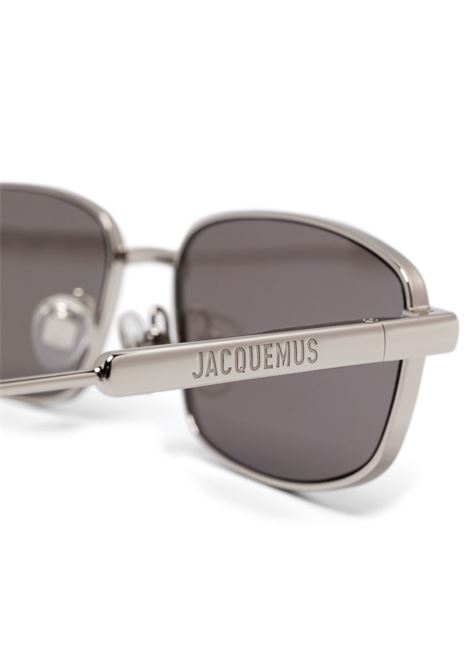 occhiali da sole sera unisex argento JACQUEMUS | JAC121C4SUN