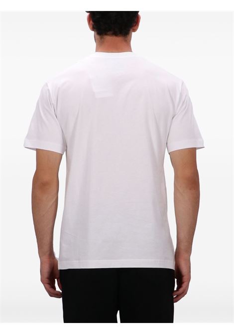 t-shirt smiley uomo bianca MOSCHINO | 251ZZ072302411001