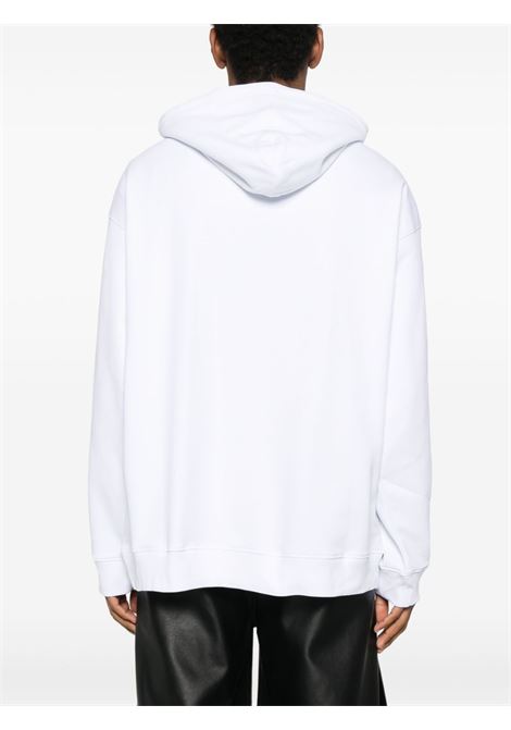 felpa message print uomo bianca MOSCHINO | 251ZZ170702281001