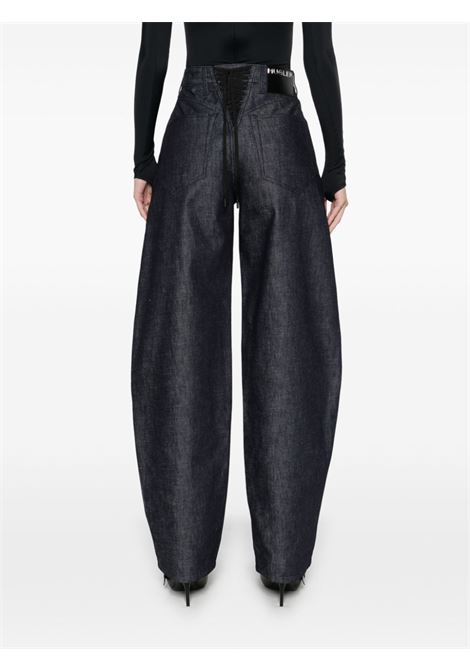 jeans barrel leg donna blu MUGLER | 25P6PA04872014RD600